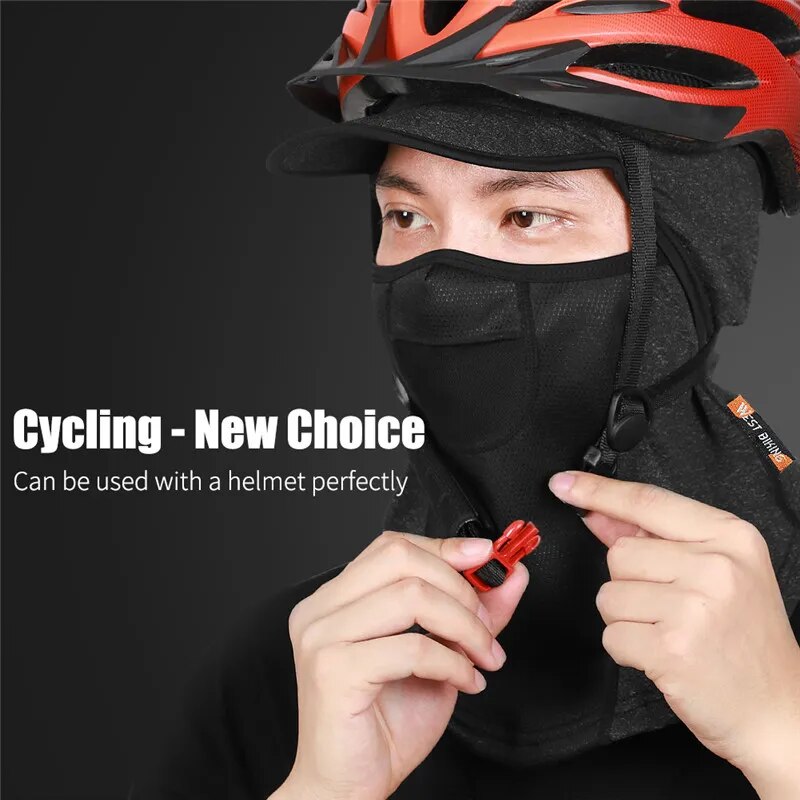 WEST BIKING Winter Sport Face Cover Warm Fleece Cycling Cap Bike Neck Warmer Men Women Running Scarf Ski Motorcycle Head Cap Hat