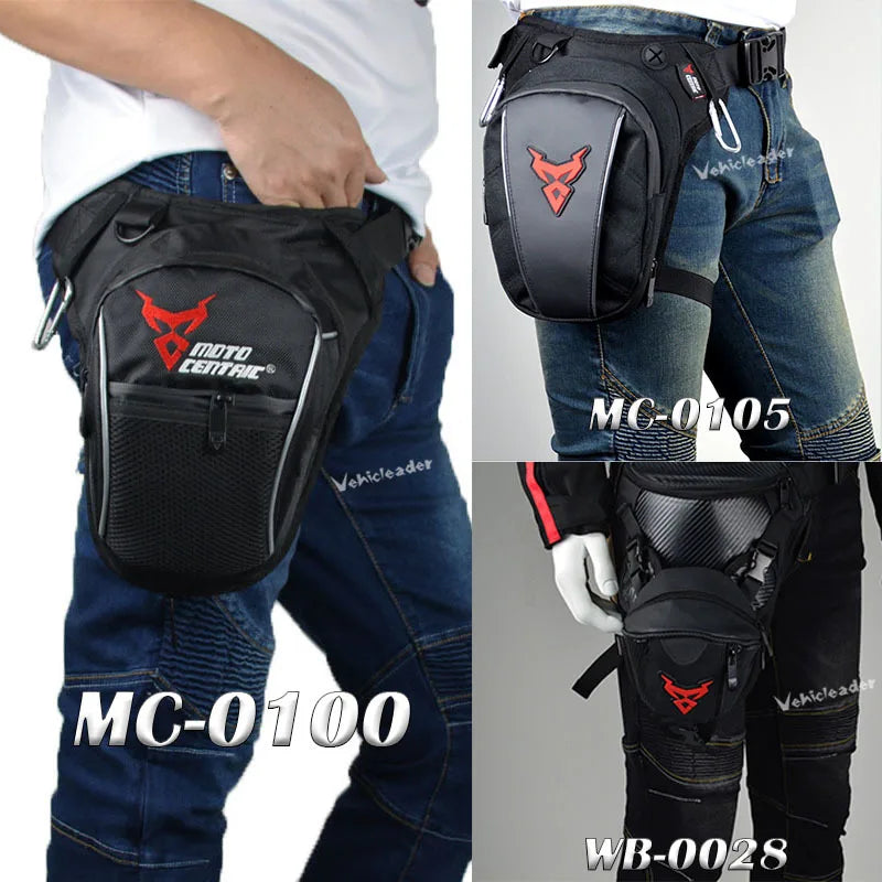 Waterproof Drop Leg Bag Motorcycle Gloves Luggage Ride Bag Outdoor Casual Waist Bag Fanny Pack Bag Moto Bike Hip Belt Bag Sports