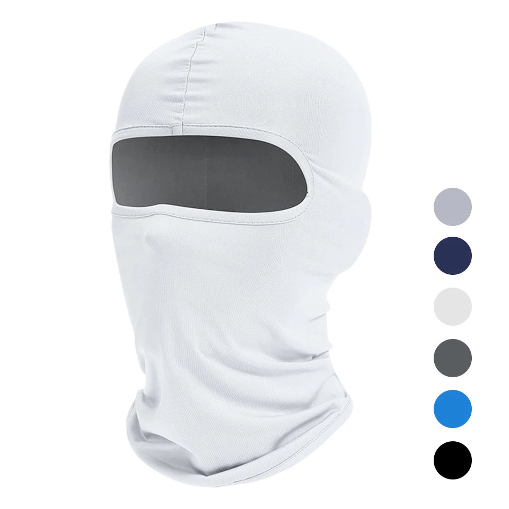 Men's Caps Cycling Balaclava Full Face Ski Mask Bicycle Hat Windproof Breathable Anti-UV Motocross Motorcycle Helmet Liner Hats