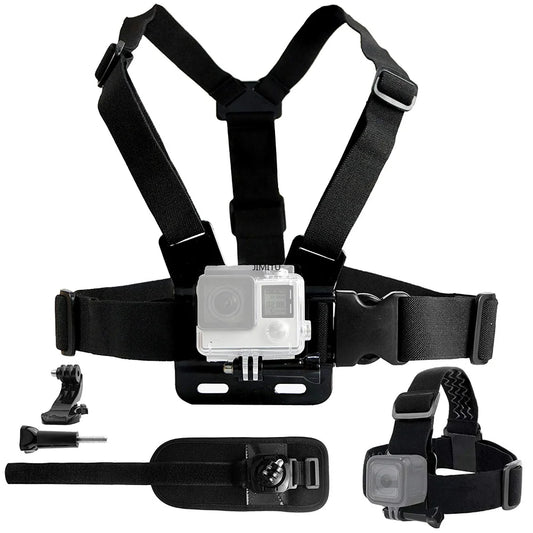 Chest Strap Mount Belt Headband for Gopro Hero 12 11 9 8 7 Action Camera Head Harness Support Holder for Go Pro Pov Accessories