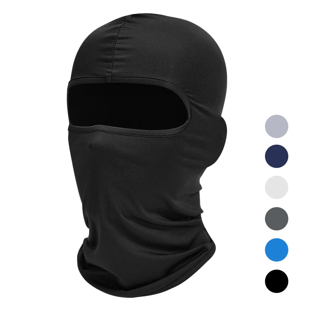 Men's Caps Cycling Balaclava Full Face Ski Mask Bicycle Hat Windproof Breathable Anti-UV Motocross Motorcycle Helmet Liner Hats