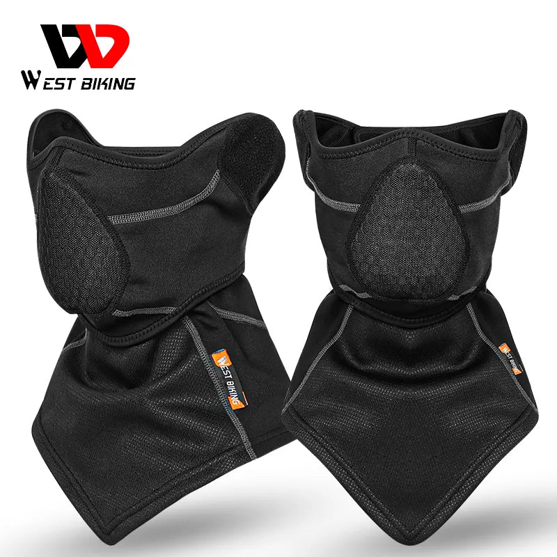 WEST BIKING Winter Sport Face Cover Warm Fleece Cycling Cap Bike Neck Warmer Men Women Running Scarf Ski Motorcycle Head Cap Hat